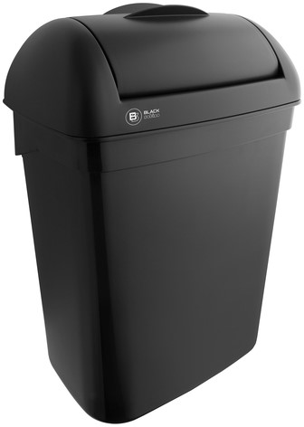 Afvalbak BlackSatino hygienebox 8liter zwart 1 - Datas Kantoor Kompleet