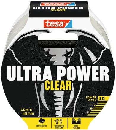 Tape Tesa 56496 48mmx10m Ultra Power Clear transparant