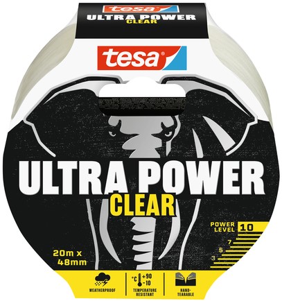 Tape Tesa 56497 48mmx20m Ultra Power Clear transparant