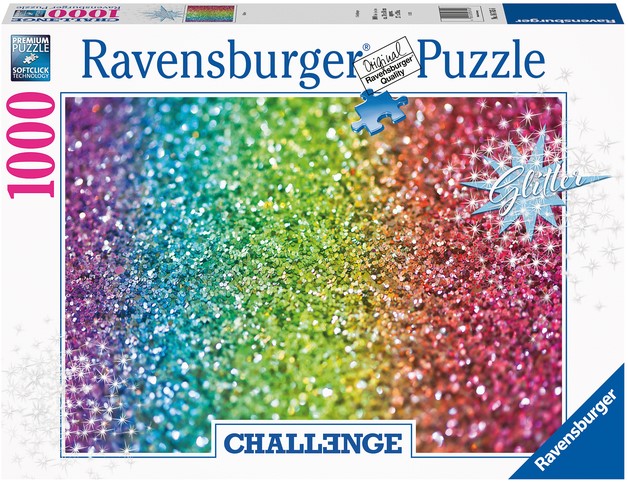 Zelfrespect Canada Badkamer Puzzel Ravensburger Glitter challenge 1000 stukjes - Datas Kantoor Kompleet