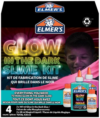 Kinderlijm Elmer's slijmkit Glow in the dark