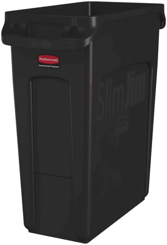 Afvalbak Rubbermaid Slim Jim Vented met | De