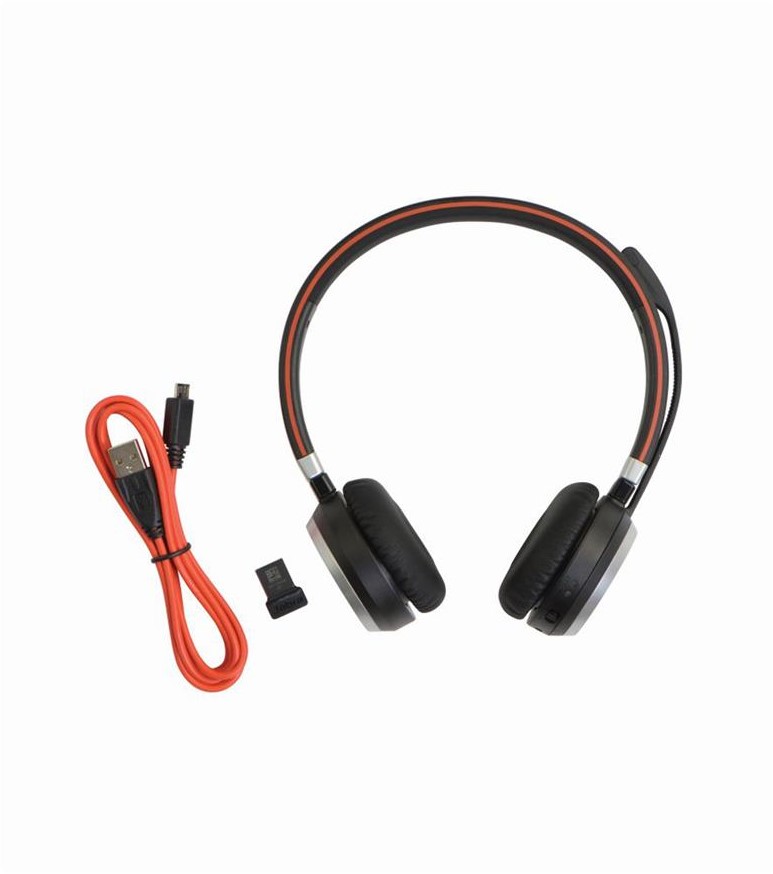 kabel herhaling hypotheek Jabra EVOLVE 65 MS Stereo bluetooth headset voor VOIP Softphone, Mobiele  telefoon en tablet bij Datas